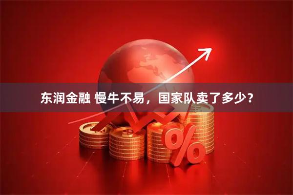 东润金融 慢牛不易，国家队卖了多少？